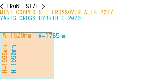 #MINI COOPER S E CROSSOVER ALL4 2017- + YARIS CROSS HYBRID G 2020-